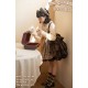 Honey Machine Vanilla Latte Leg of Mutton Sleeve Blouse(Pre-Made)